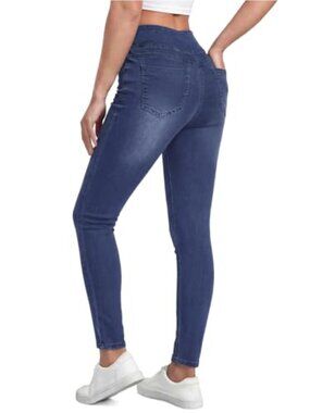 Chasehot Women's High Waisted Skinny Jeggings Stretchy Tummy Control Pull On